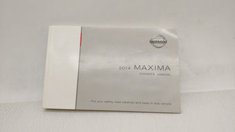 compare product 2014 Nissan Maxima Owners Manual Book Guide OEM Used Auto Parts