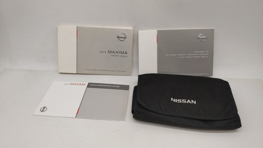 2014 Nissan Maxima Owners Manual Book Guide OEM Used Auto Parts