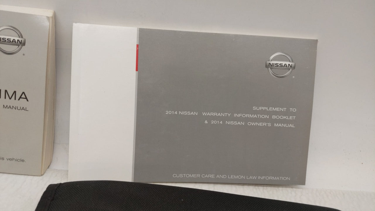 2014 Nissan Maxima Owners Manual Book Guide OEM Used Auto Parts - Oemusedautoparts1.com
