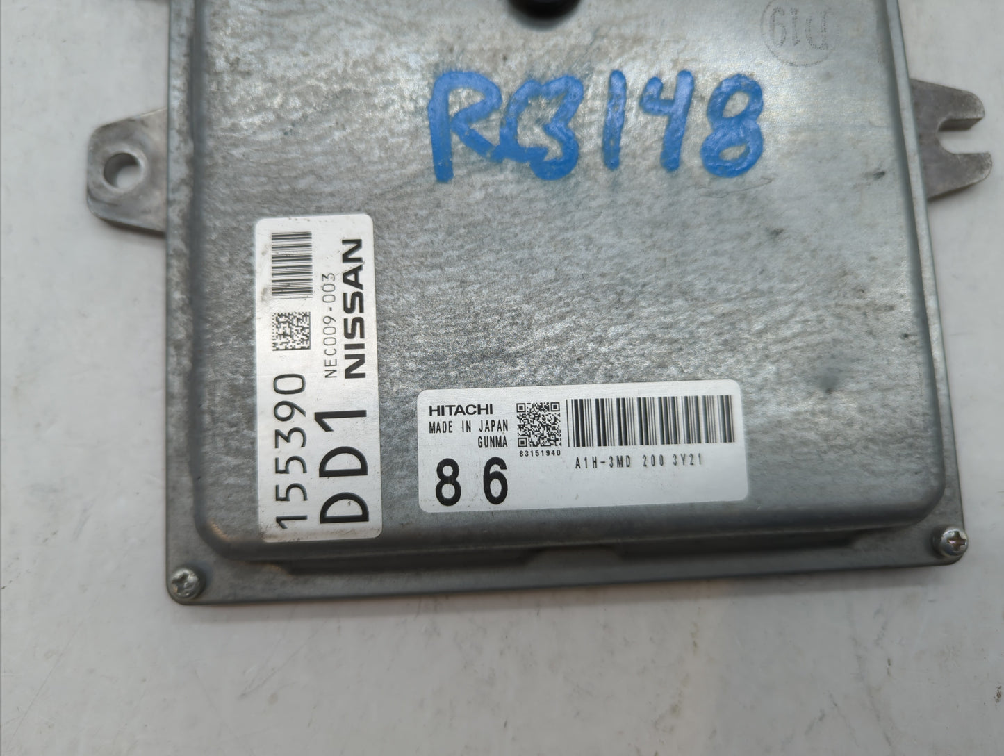 2014 Nissan Maxima PCM Engine Control Computer ECU ECM PCU OEM P/N:NEC009-003 A1H-3MD, NEC005-070 Fits OEM Used Auto Parts -