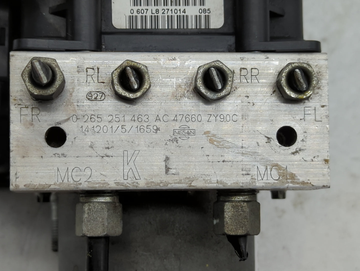 2014 Nissan Maxima ABS Pump Control Module Replacement P/N:47660 ZY90C Fits OEM Used Auto Parts - Oemusedautoparts1.com