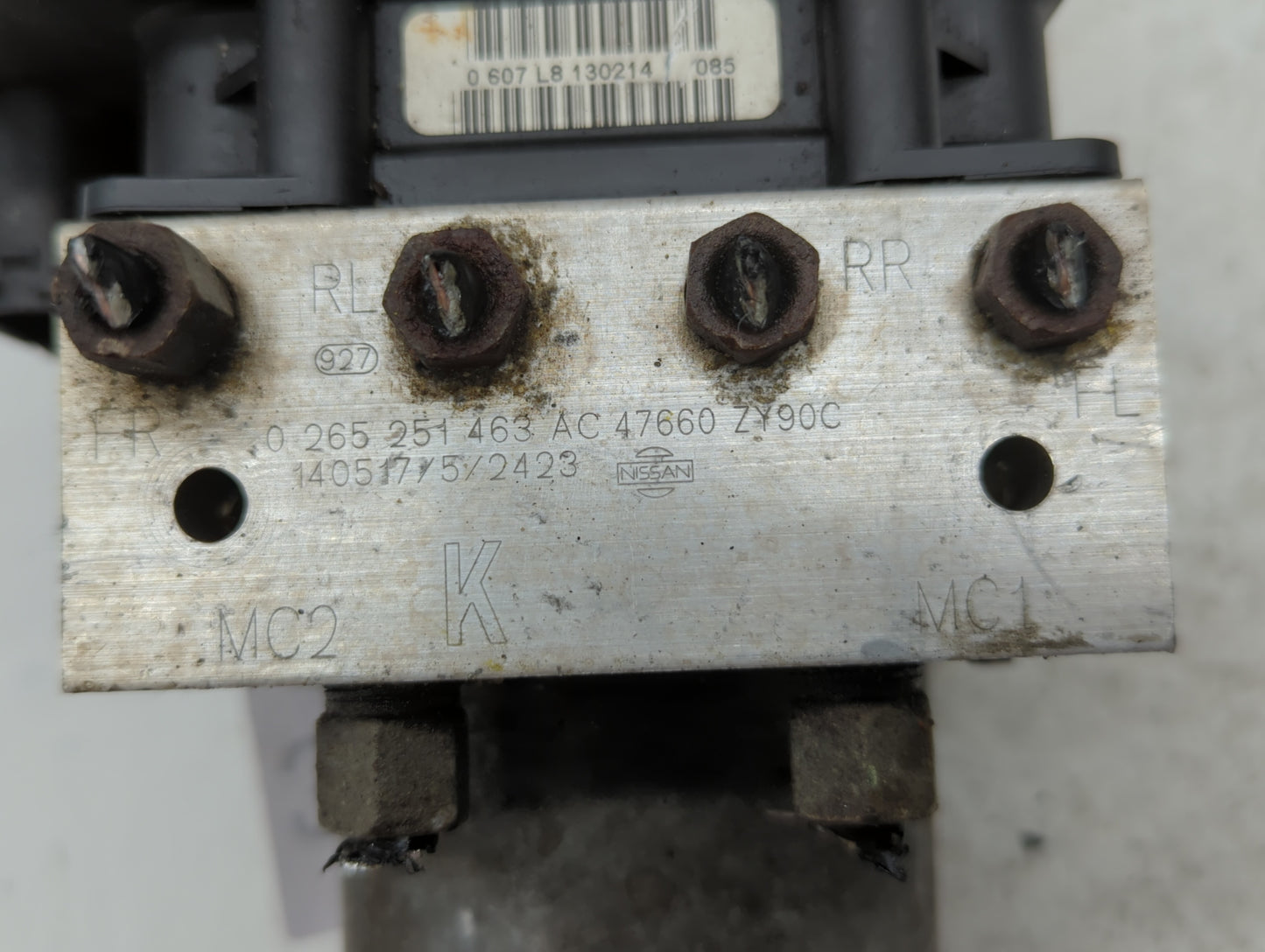 2014 Nissan Maxima ABS Pump Control Module Replacement P/N:47660 ZY90C Fits OEM Used Auto Parts - Oemusedautoparts1.com