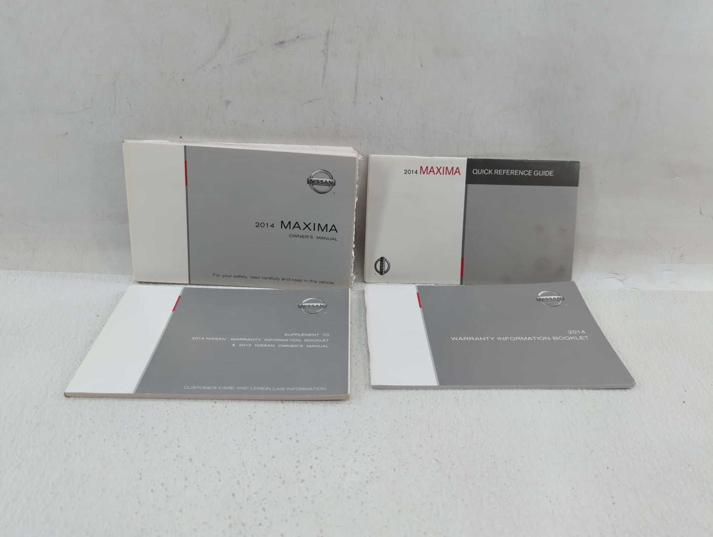 2014 Nissan Maxima Owners Manual Book Guide P/N:OM14E OA35UO OEM Used Auto Parts - Oemusedautoparts1.com