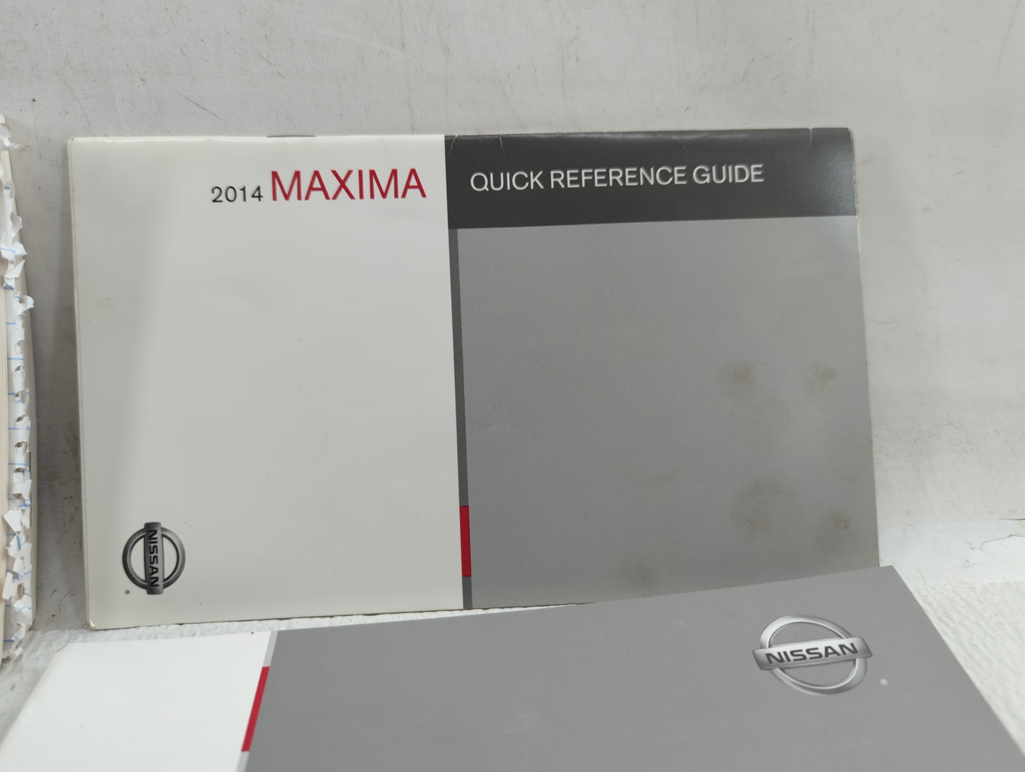 2014 Nissan Maxima Owners Manual Book Guide P/N:OM14E OA35UO OEM Used Auto Parts - Oemusedautoparts1.com