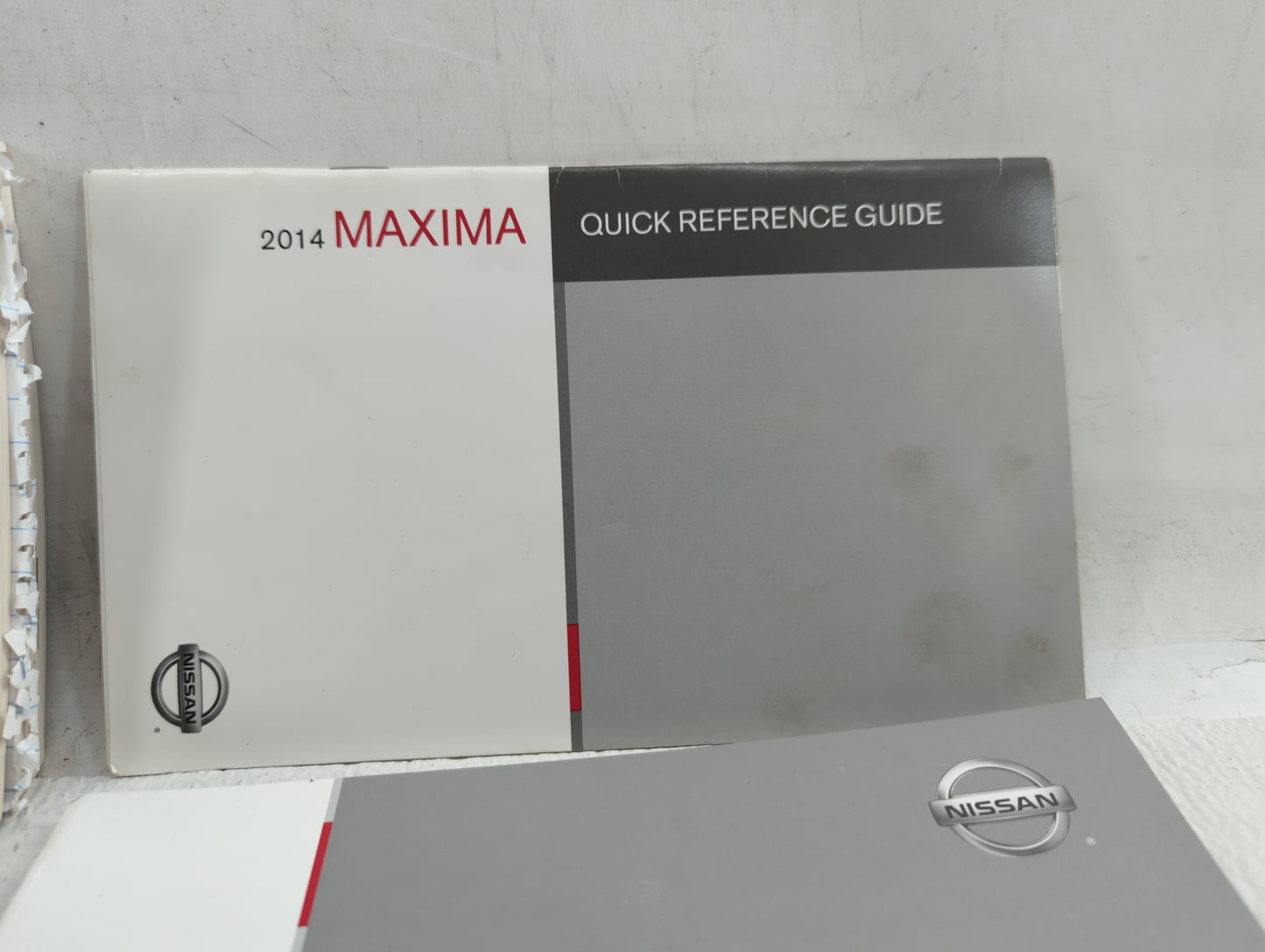 2014 Nissan Maxima Owners Manual Book Guide P/N:OM14E OA35UO OEM Used Auto Parts - Oemusedautoparts1.com