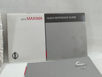2014 Nissan Maxima Owners Manual Book Guide P/N:OM14E OA35UO OEM Used Auto Parts - Oemusedautoparts1.com
