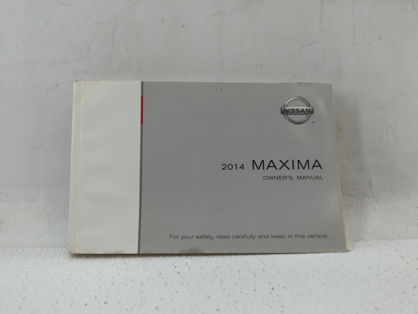2014 Nissan Maxima Owners Manual Book Guide P/N:OM14E OA35U0 OEM Used Auto Parts - Oemusedautoparts1.com