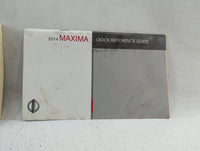 2014 Nissan Maxima Owners Manual Book Guide P/N:OM14E OA35U0 OEM Used Auto Parts - Oemusedautoparts1.com