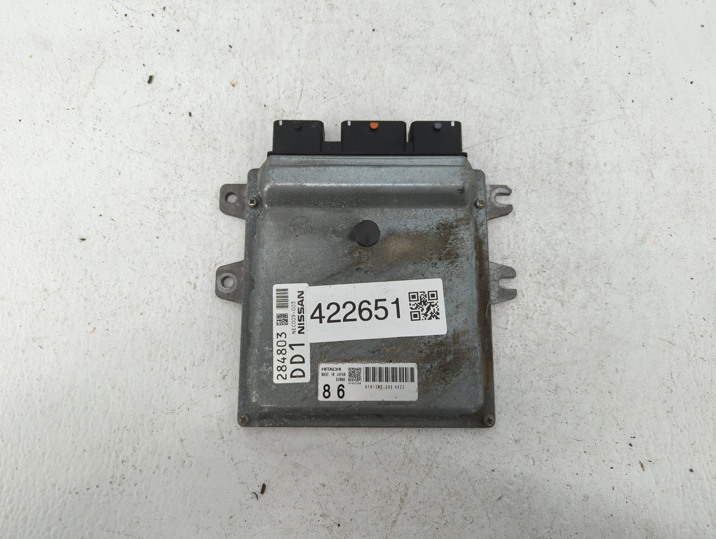 2014 Nissan Maxima PCM Engine Control Computer ECU ECM PCU OEM P/N:284803 NEC009-003, A1H-3MD, NEC005-070 Fits OEM Used Auto