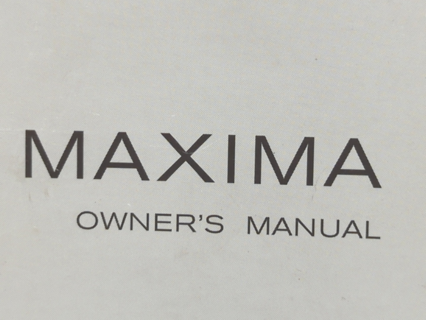 2014 Nissan Maxima Owners Manual Book Guide OEM Used Auto Parts - Oemusedautoparts1.com
