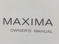 2014 Nissan Maxima Owners Manual Book Guide OEM Used Auto Parts - Oemusedautoparts1.com