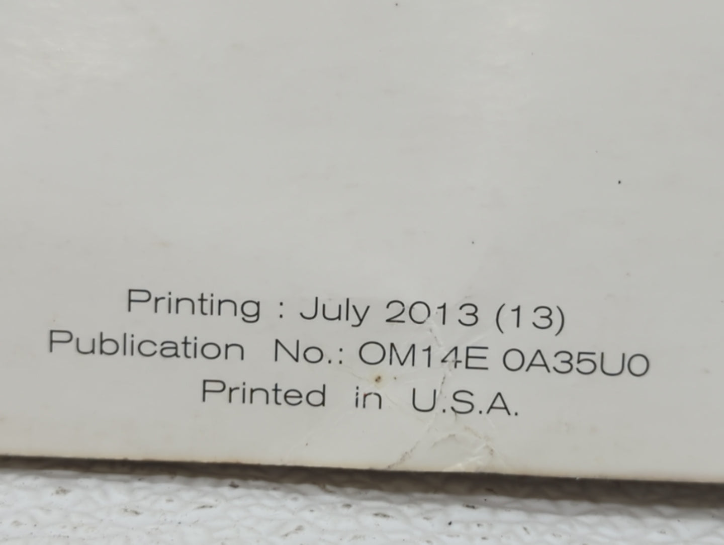 2014 Nissan Maxima Owners Manual Book Guide OEM Used Auto Parts - Oemusedautoparts1.com