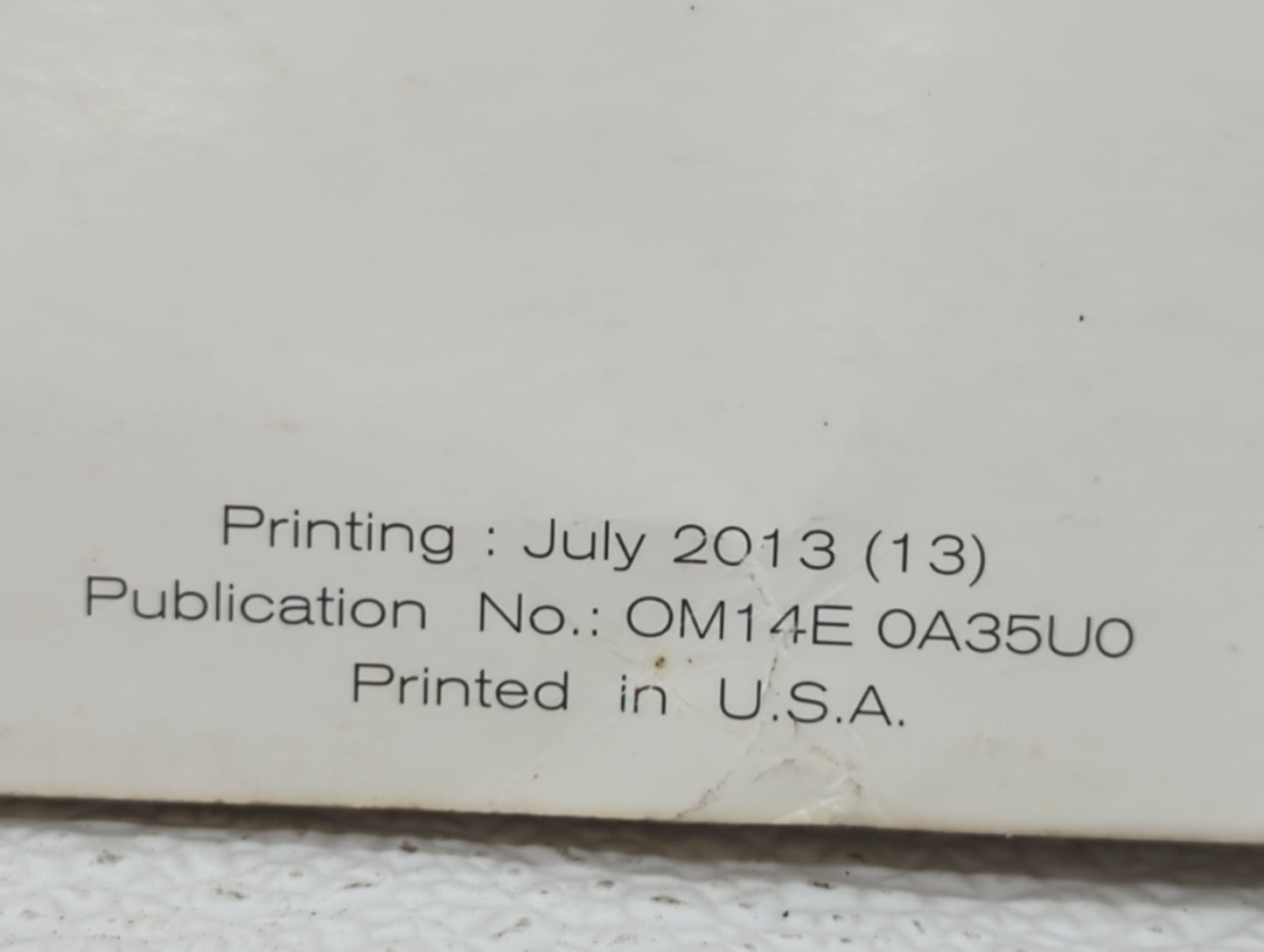 2014 Nissan Maxima Owners Manual Book Guide OEM Used Auto Parts - Oemusedautoparts1.com
