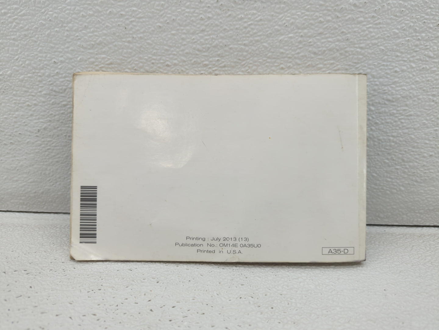 2014 Nissan Maxima Owners Manual Book Guide OEM Used Auto Parts - Oemusedautoparts1.com