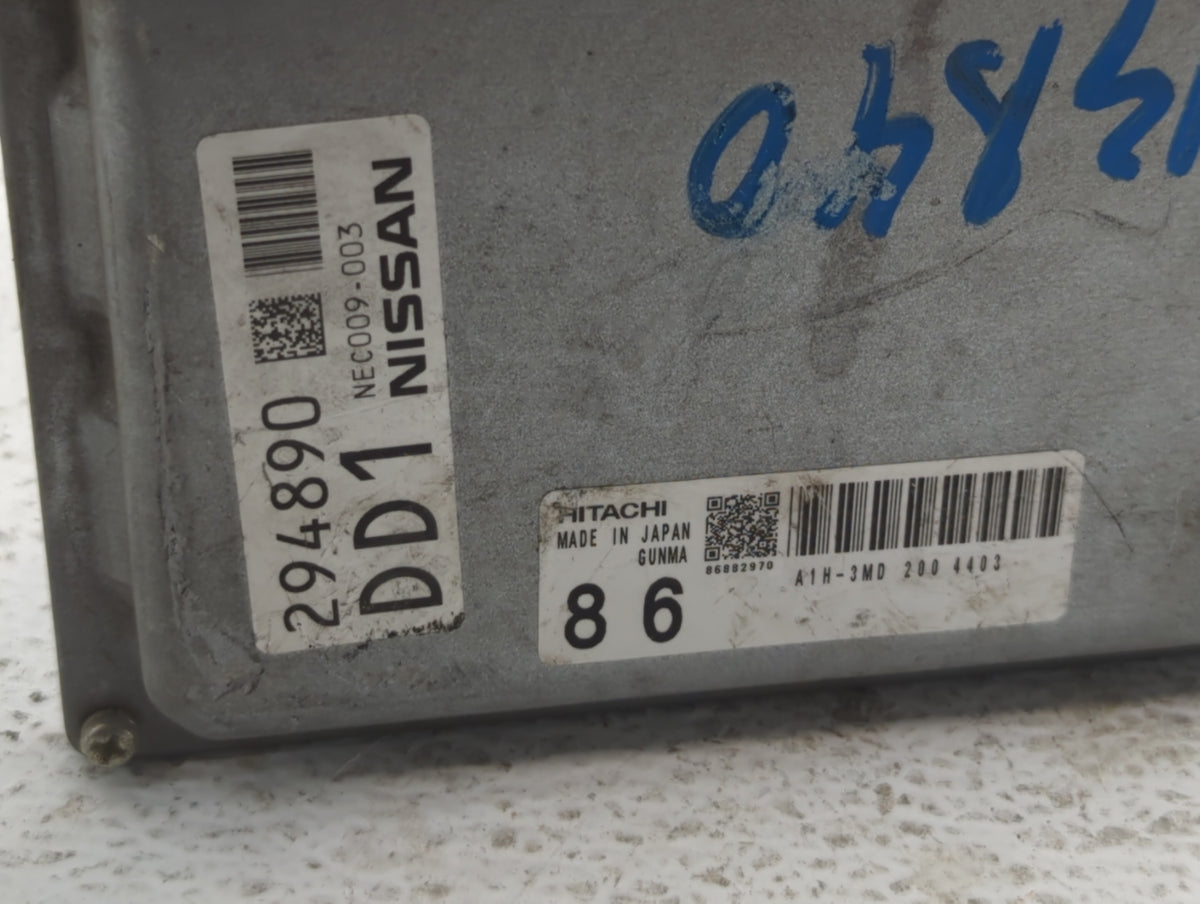 2014 Nissan Maxima PCM Engine Control Computer ECU ECM PCU OEM P/N:NEC009-003 NEC005-070 OEM Used Auto Parts - Oemusedautopa