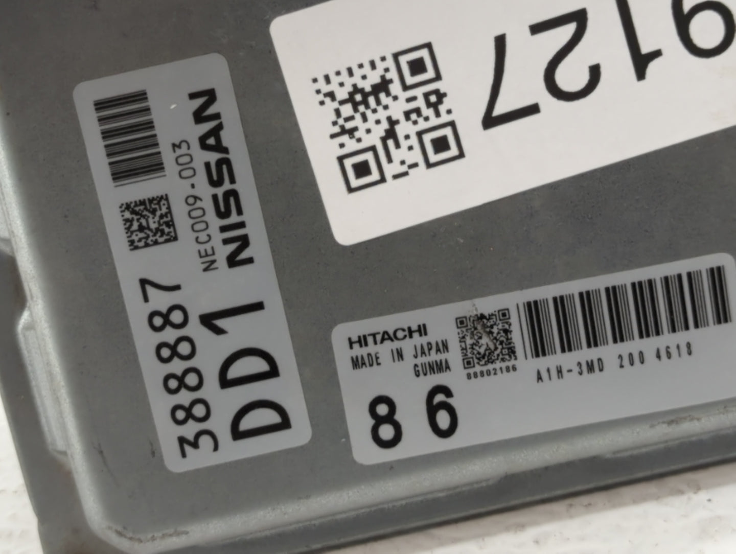 2014 Nissan Maxima PCM Engine Control Computer ECU ECM PCU OEM P/N:NEC009-003 NEC005-070 Fits OEM Used Auto Parts - Oemuseda