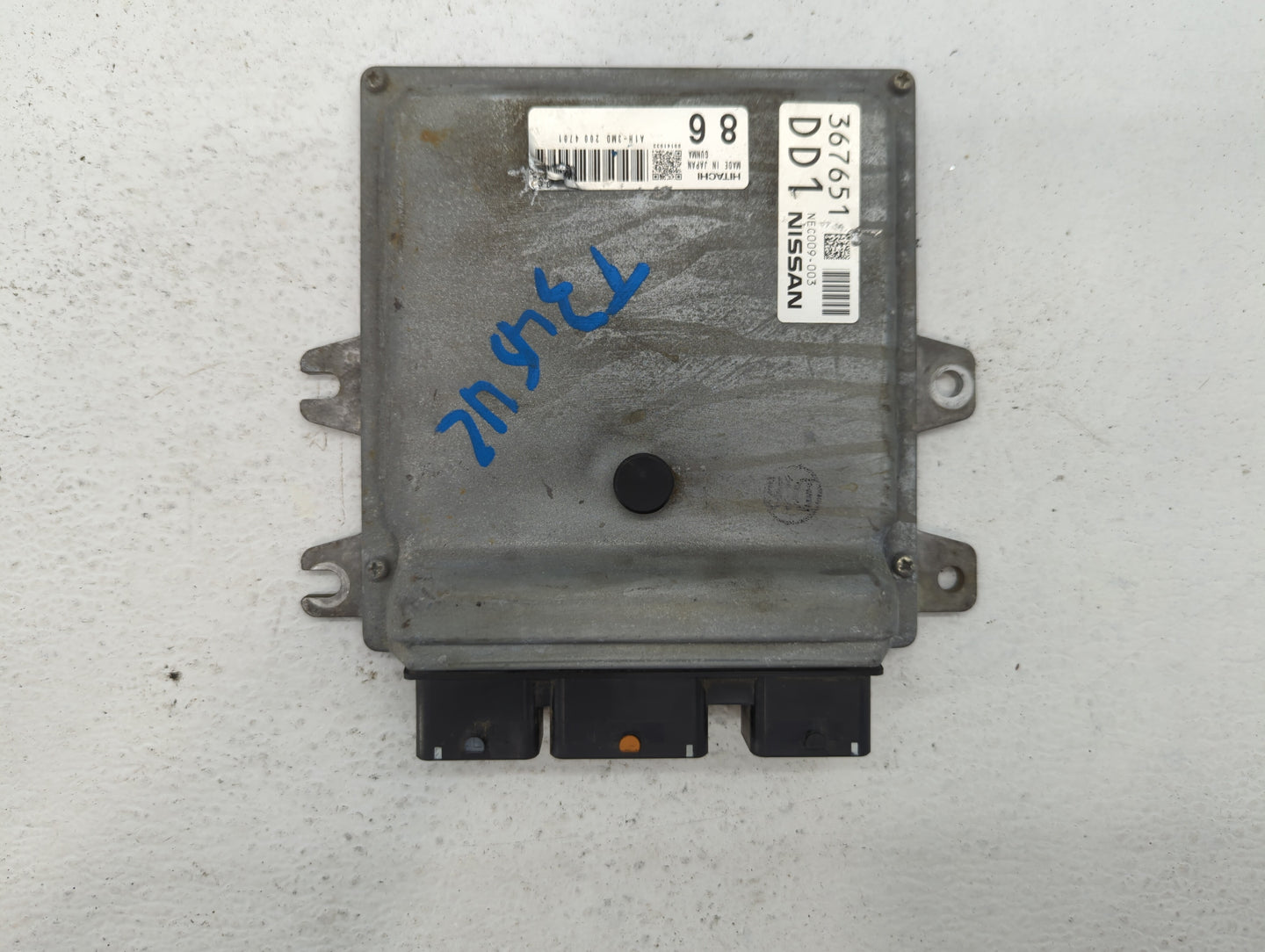 2014 Nissan Maxima PCM Engine Control Computer ECU ECM PCU OEM P/N:NEC009-003 NEC005-070 Fits OEM Used Auto Parts - Oemuseda