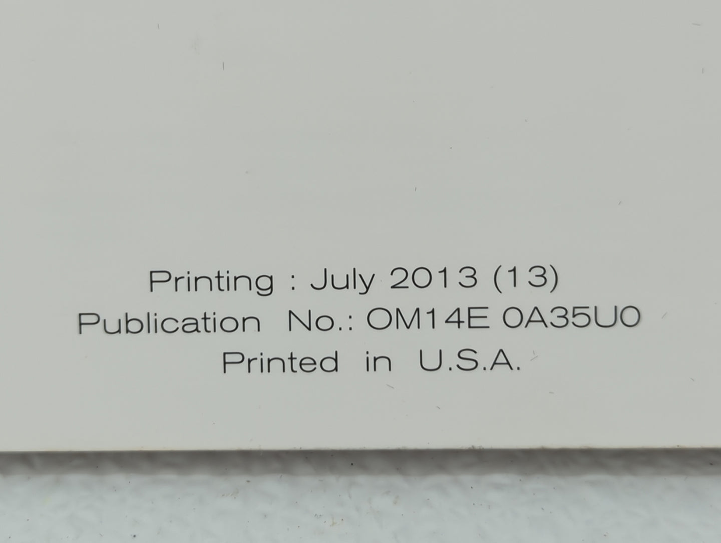 2014 Nissan Maxima Owners Manual Book Guide OEM Used Auto Parts - Oemusedautoparts1.com