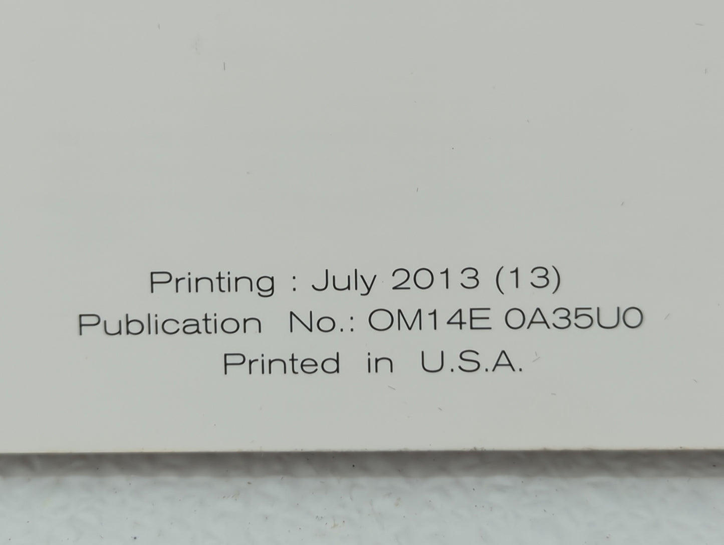 2014 Nissan Maxima Owners Manual Book Guide OEM Used Auto Parts - Oemusedautoparts1.com