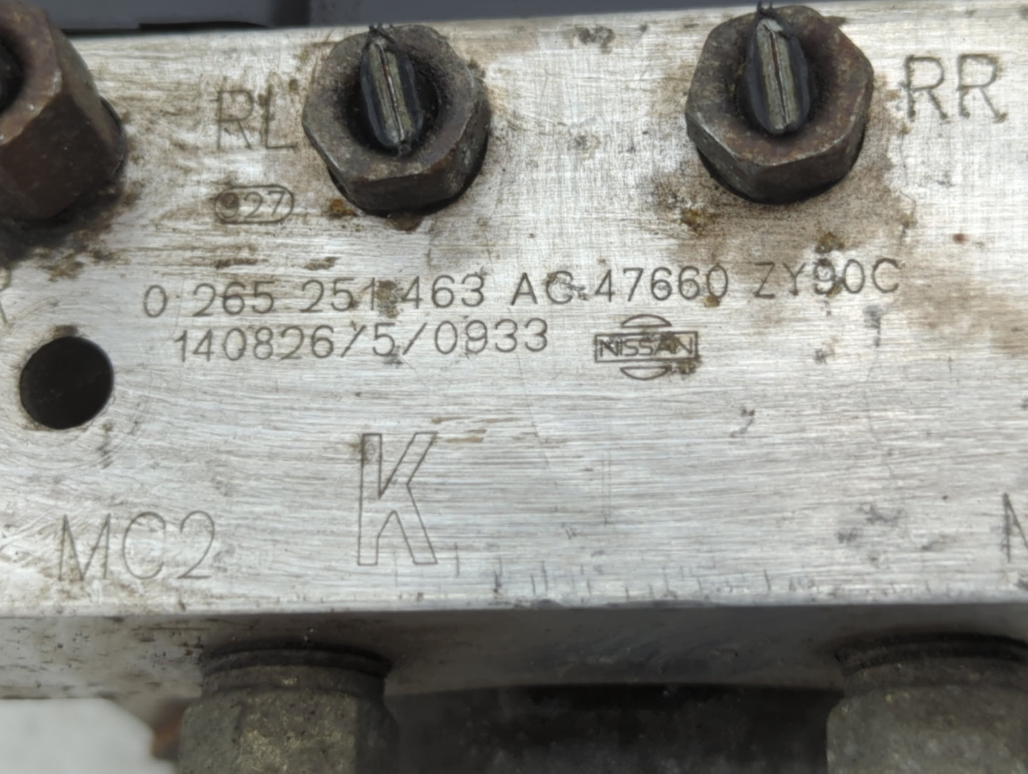 2014 Nissan Maxima ABS Pump Control Module Replacement P/N:47660 ZY90C Fits OEM Used Auto Parts - Oemusedautoparts1.com