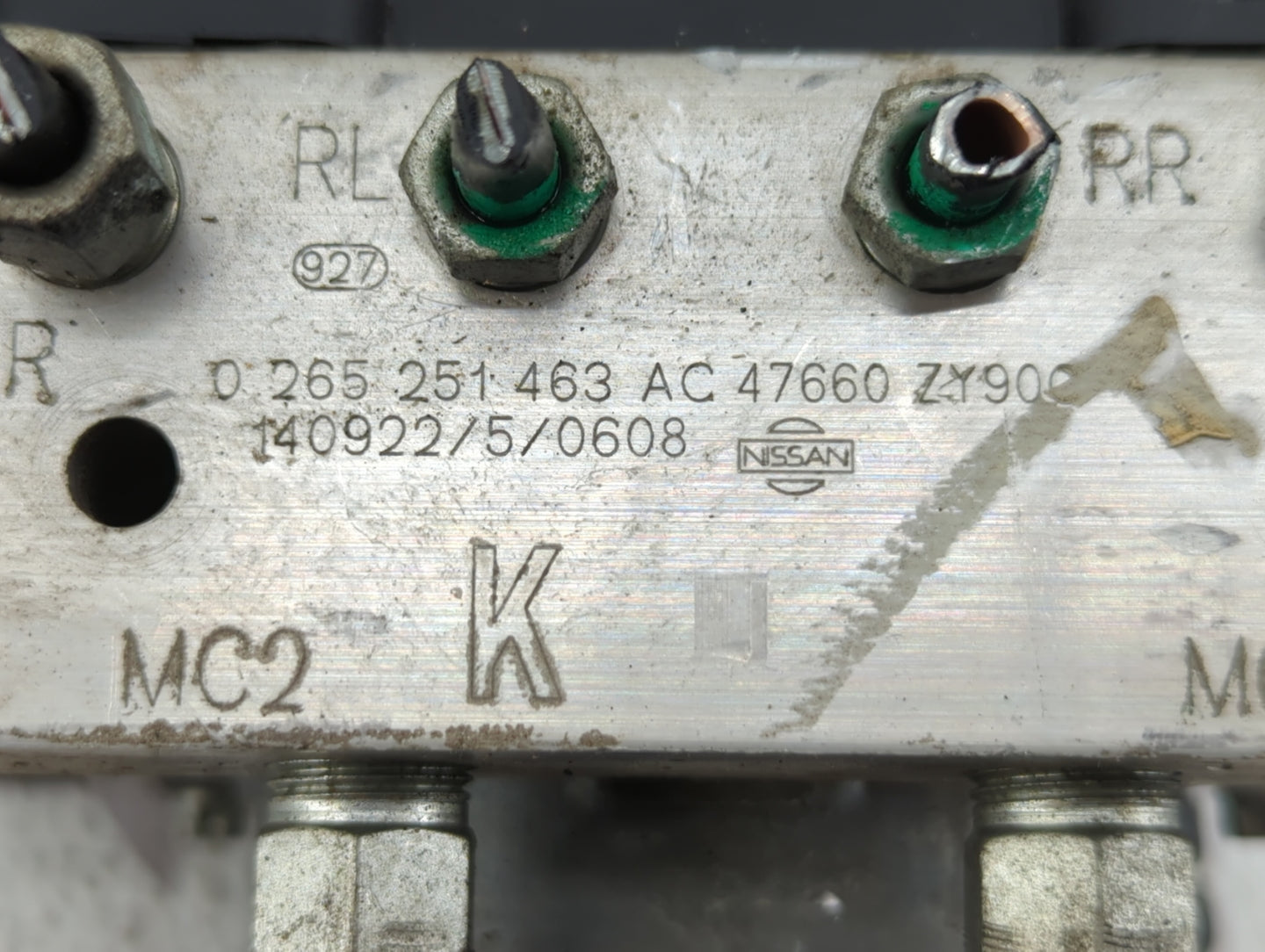 2014 Nissan Maxima ABS Pump Control Module Replacement P/N:47660 ZY90C Fits OEM Used Auto Parts - Oemusedautoparts1.com