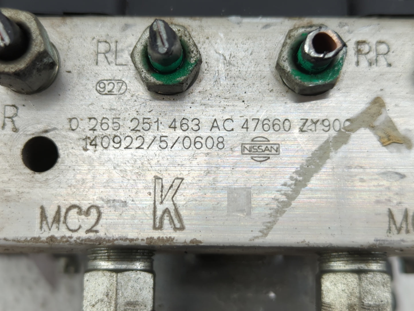 2014 Nissan Maxima ABS Pump Control Module Replacement P/N:47660 ZY90C Fits OEM Used Auto Parts - Oemusedautoparts1.com