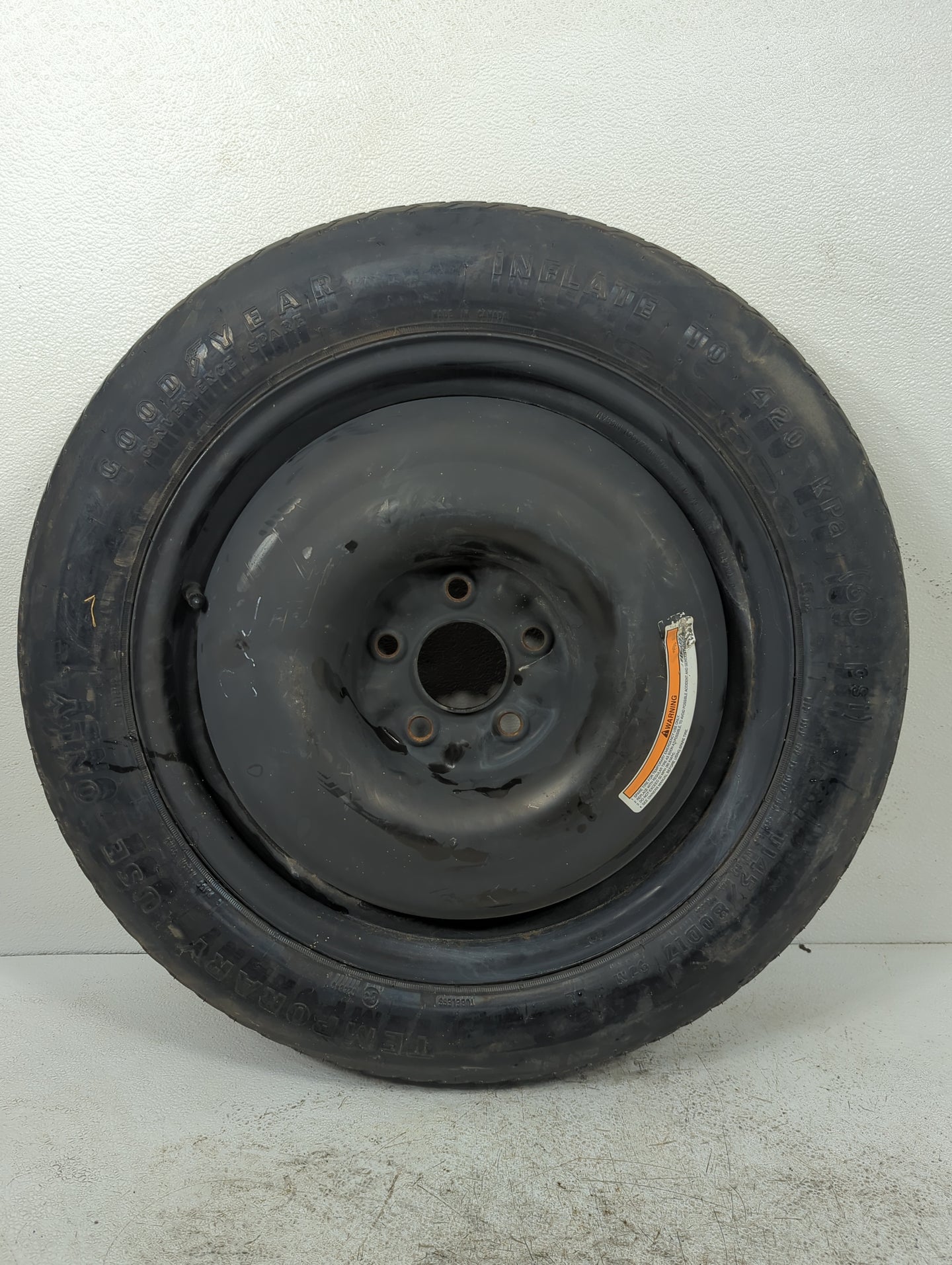 2004-2022 Nissan Maxima Spare Donut Tire Wheel Rim Oem 5036814 - Oemusedautoparts1.com