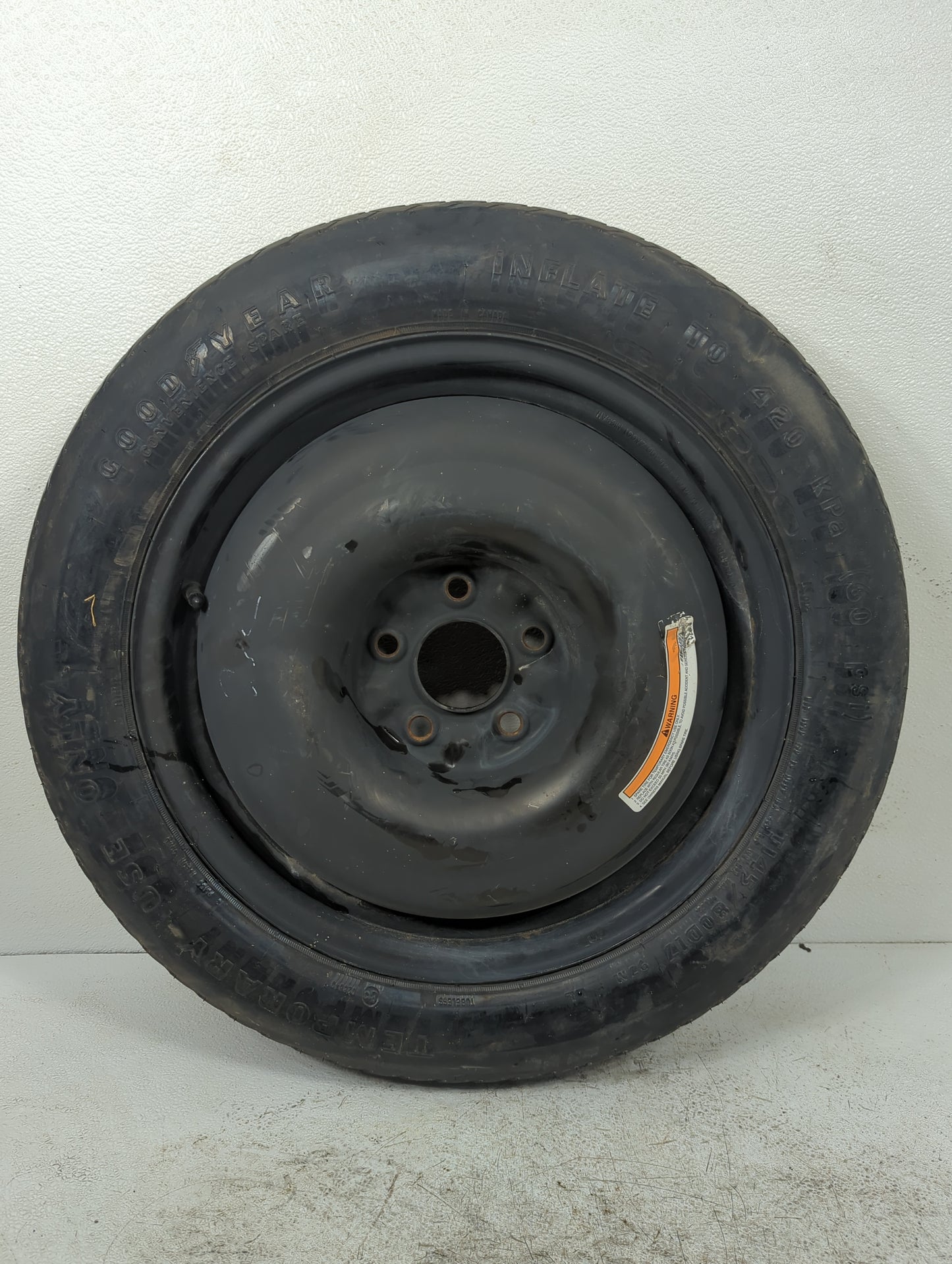 2004-2022 Nissan Maxima Spare Donut Tire Wheel Rim Oem 5036814 - Oemusedautoparts1.com
