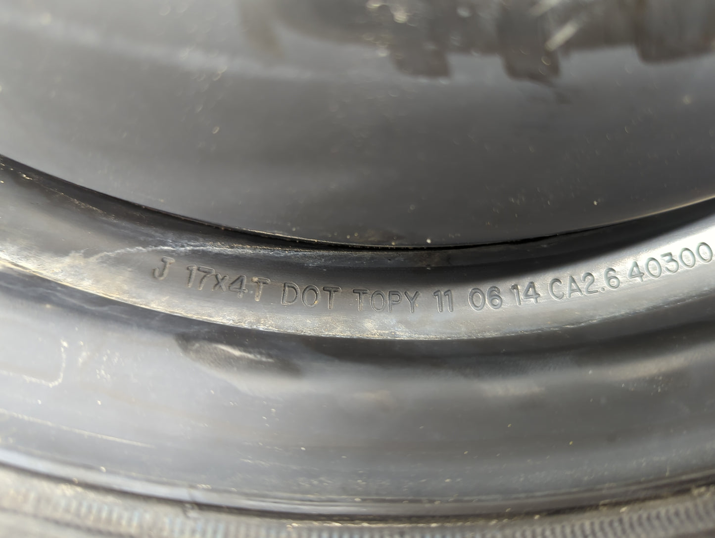 2004-2022 Nissan Maxima Spare Donut Tire Wheel Rim Oem 5036814 - Oemusedautoparts1.com
