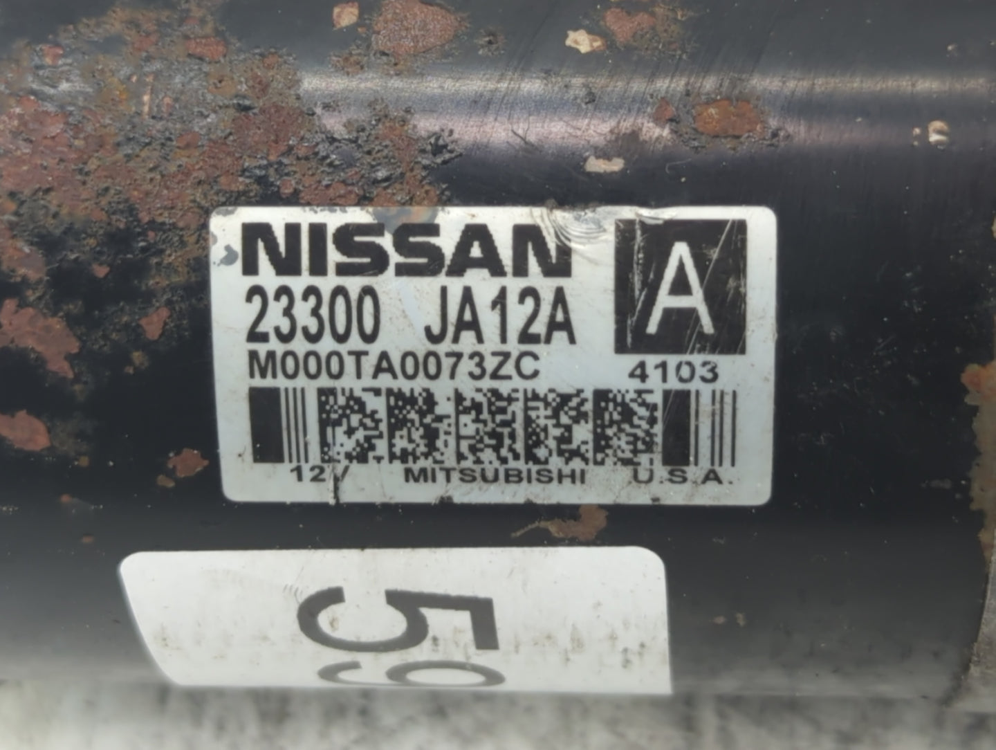 2009-2014 Nissan Maxima Car Starter Motor Solenoid OEM P/N:23300 JA12A Fits Fits 2007 2008 2009 2010 2011 2012 2013 2014 OEM