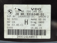 2013-2014 Nissan Maxima Instrument Cluster Speedometer Gauges P/N:A2C 902 594 00 9316148-01 Fits Fits 2013 2014 OEM Used Aut