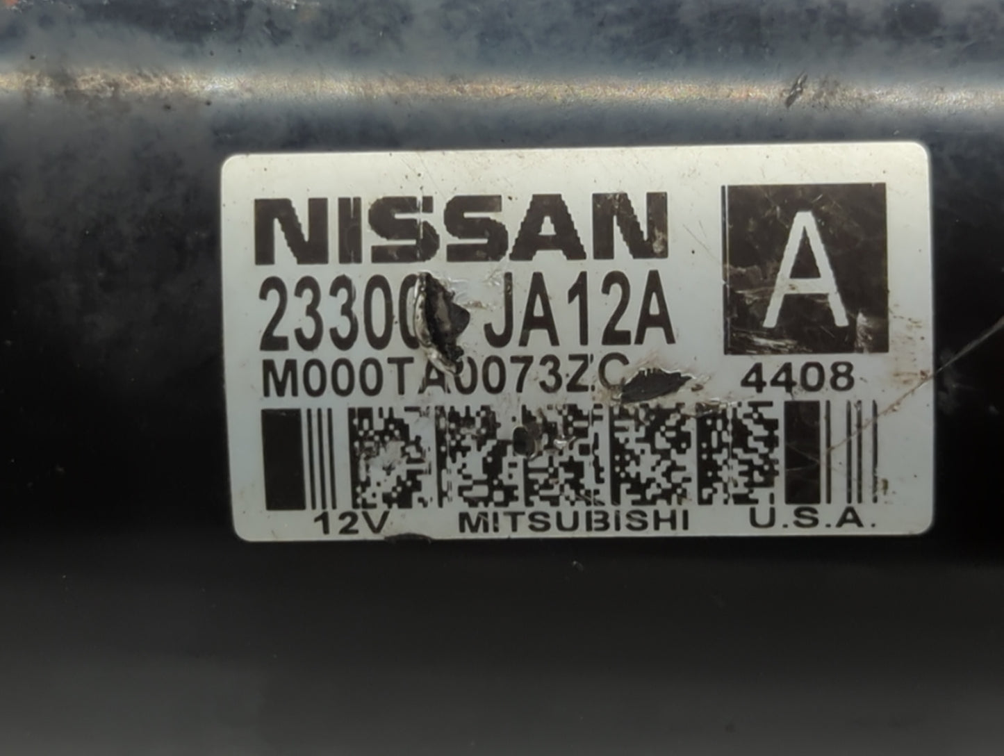2009-2014 Nissan Maxima Car Starter Motor Solenoid OEM P/N:23300 JA12A Fits Fits 2007 2008 2009 2010 2011 2012 2013 2014 OEM