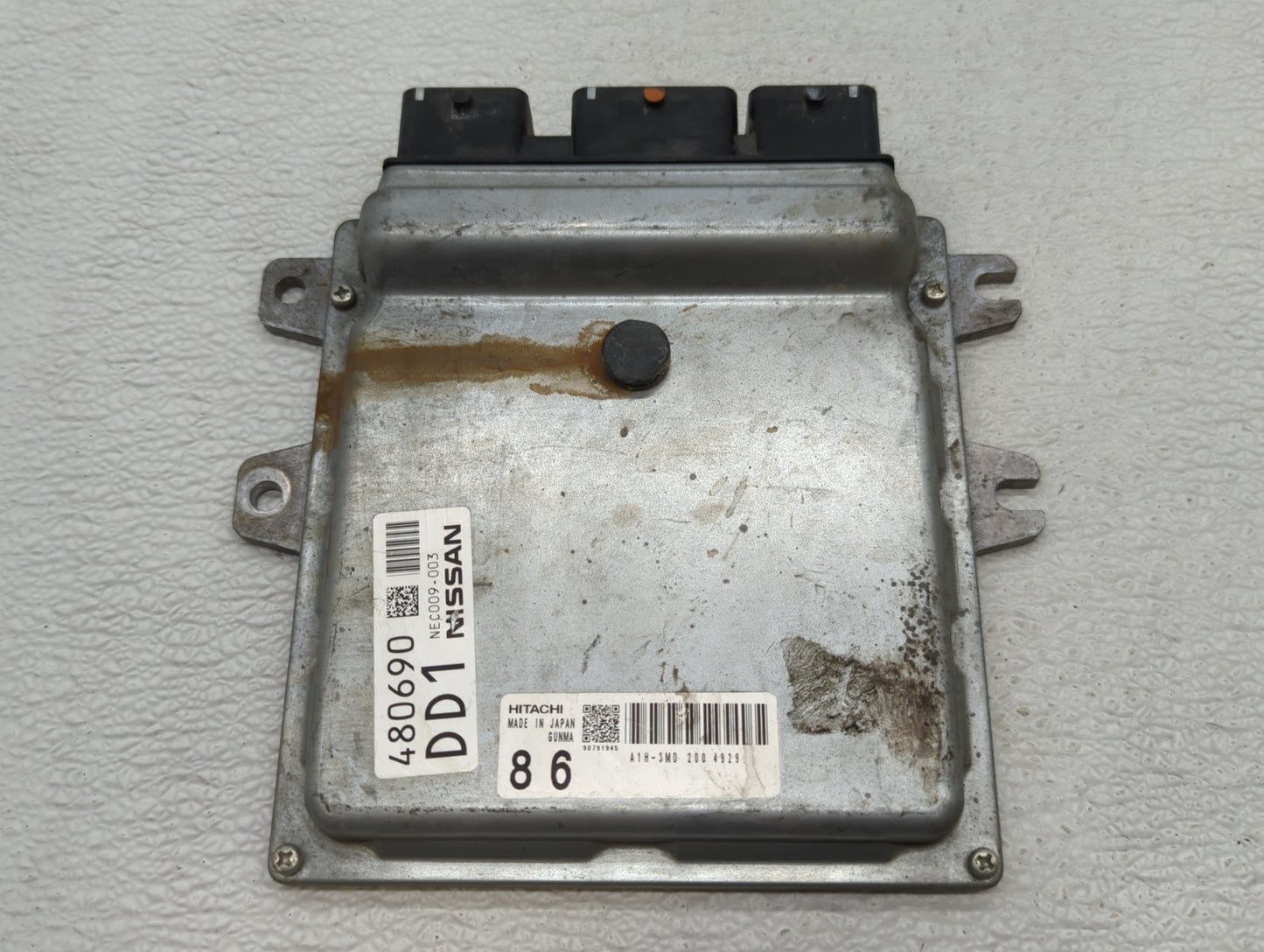 2014 Nissan Maxima PCM Engine Control Computer ECU ECM PCU OEM P/N:480690DD1 NEC009-003 Fits OEM Used Auto Parts - Oemusedau