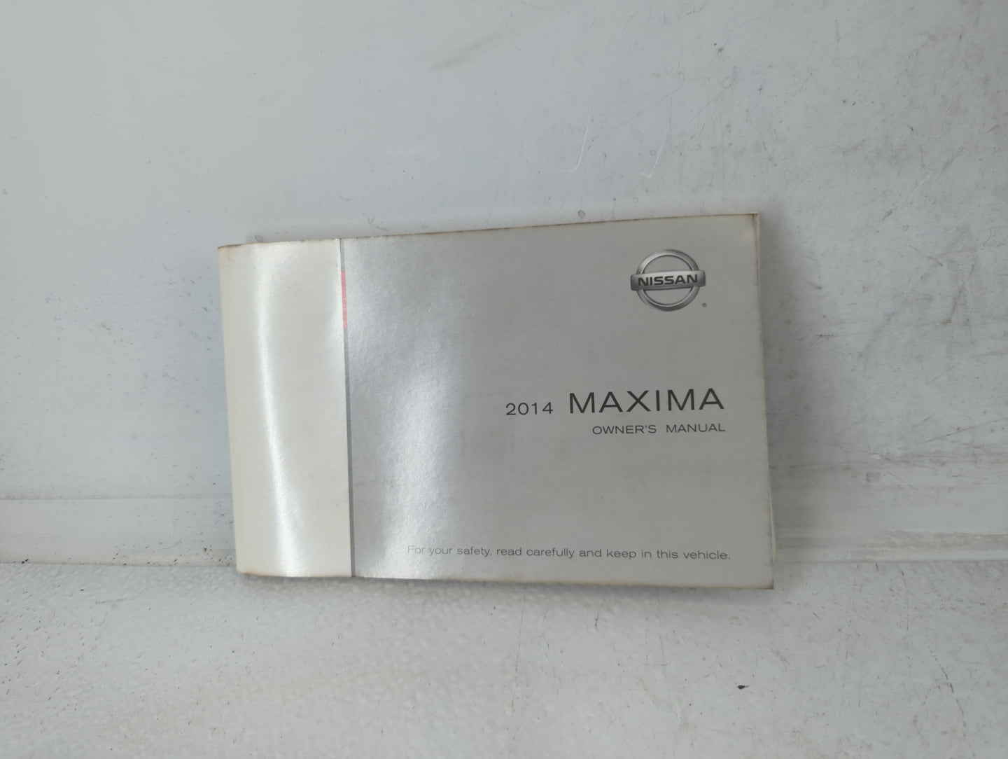 2014 Nissan Maxima Owners Manual Book Guide P/N:OM14E 0A35U0 OEM Used Auto Parts - Oemusedautoparts1.com