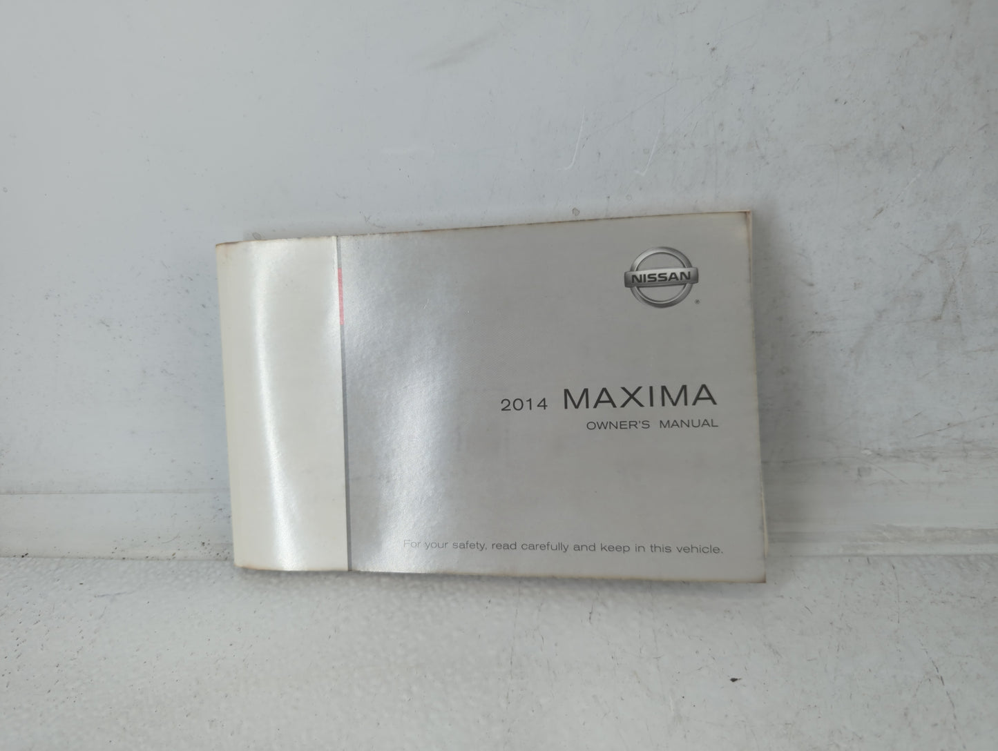 2014 Nissan Maxima Owners Manual Book Guide P/N:OM14E 0A35U0 OEM Used Auto Parts - Oemusedautoparts1.com