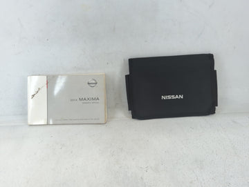 2014 Nissan Maxima Owners Manual Book Guide P/N:OM14E 0A35U0 OEM Used Auto Parts - Oemusedautoparts1.com