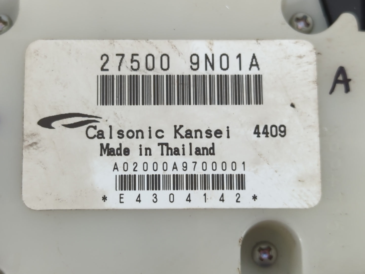 2009-2014 Nissan Maxima Climate Control Module Temperature AC/Heater Replacement P/N:27500 9N01A Fits OEM Used Auto Parts - 