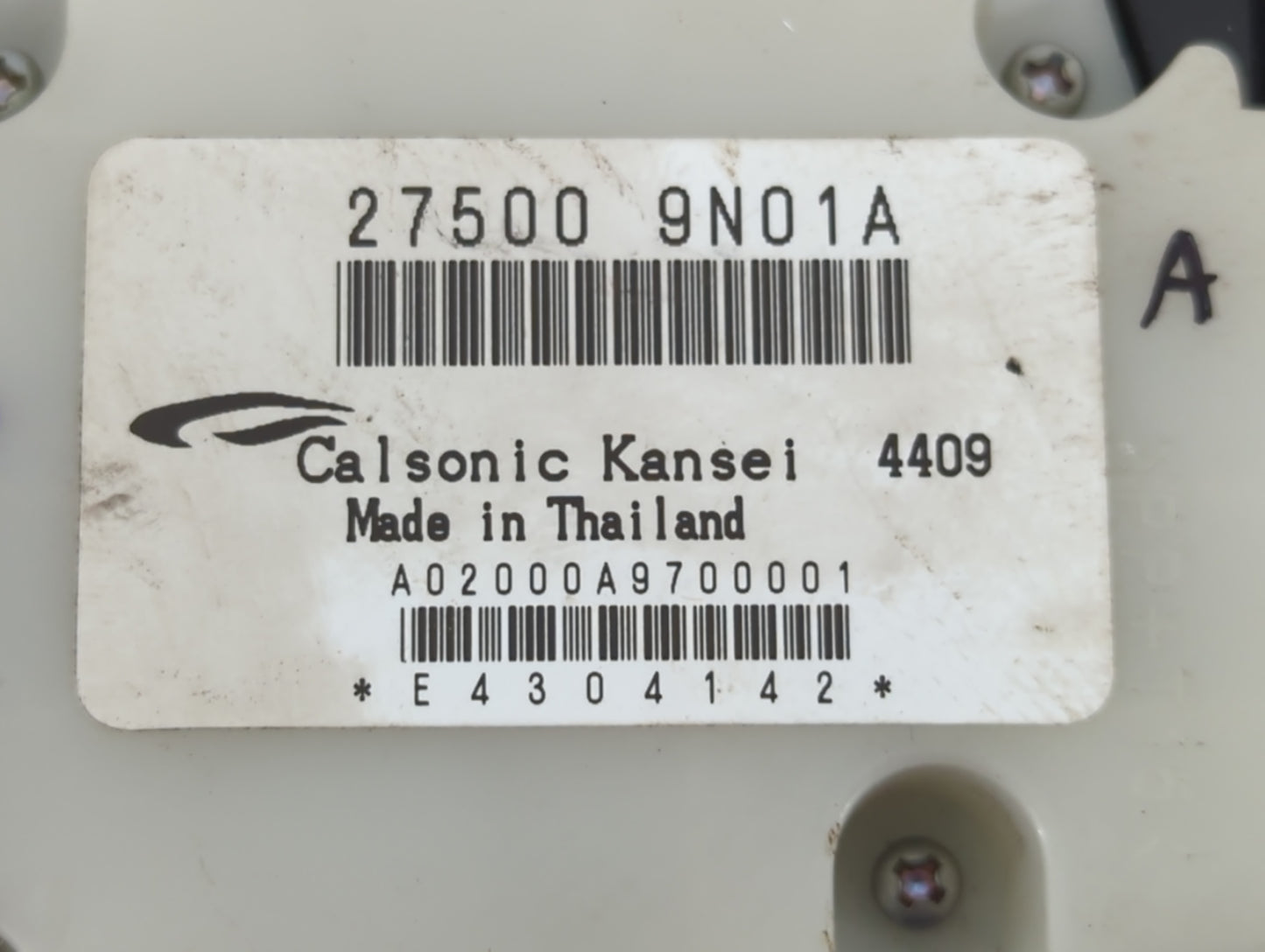 2009-2014 Nissan Maxima Climate Control Module Temperature AC/Heater Replacement P/N:27500 9N01A Fits OEM Used Auto Parts - 