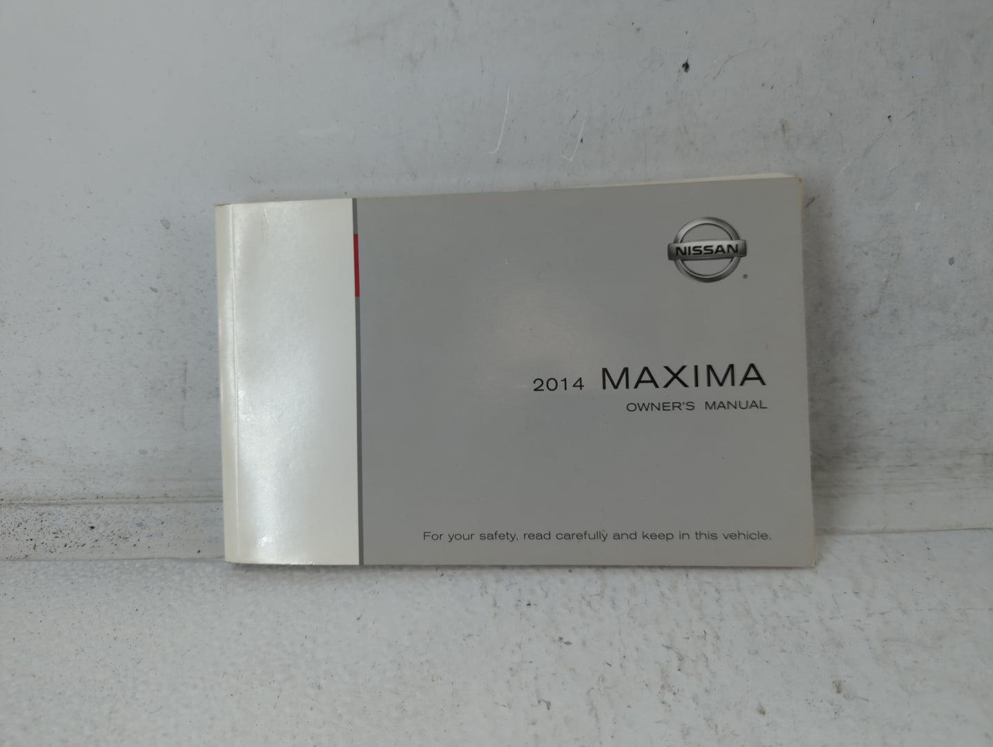 2014 Nissan Maxima Owners Manual Book Guide P/N:MO14E 0A35UO OEM Used Auto Parts - Oemusedautoparts1.com