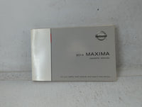 2014 Nissan Maxima Owners Manual Book Guide P/N:MO14E 0A35UO OEM Used Auto Parts - Oemusedautoparts1.com