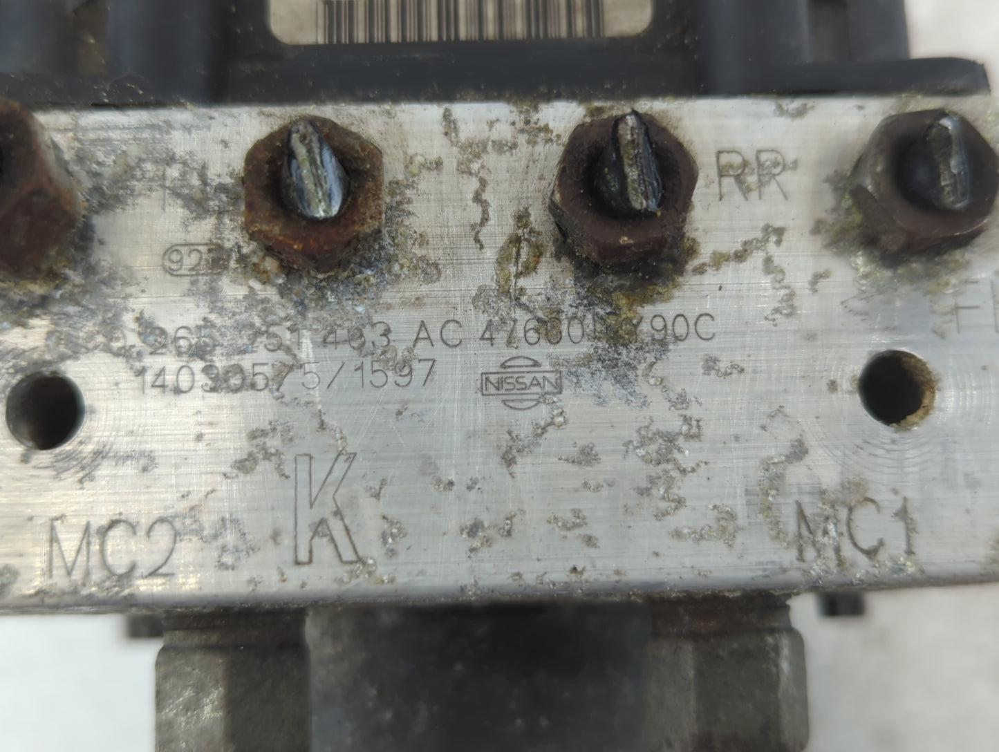 2014 Nissan Maxima ABS Pump Control Module Replacement P/N:0 265 251 463 AC Fits OEM Used Auto Parts - Oemusedautoparts1.com