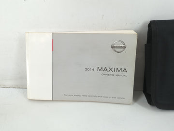 2014 Nissan Maxima Owners Manual Book Guide P/N:OM14E 0A35U0 OEM Used Auto Parts