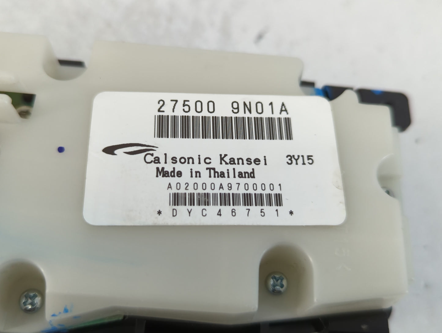 2009-2014 Nissan Maxima Climate Control Module Temperature AC/Heater Replacement P/N:27500 9N01A Fits OEM Used Auto Parts - 