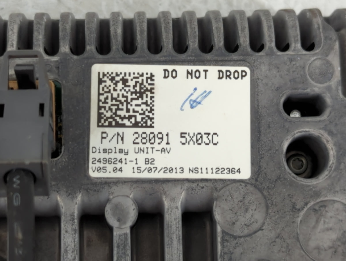 2010-2014 Nissan Maxima Information Radio Display Screen 830730 - Oemusedautoparts1.com