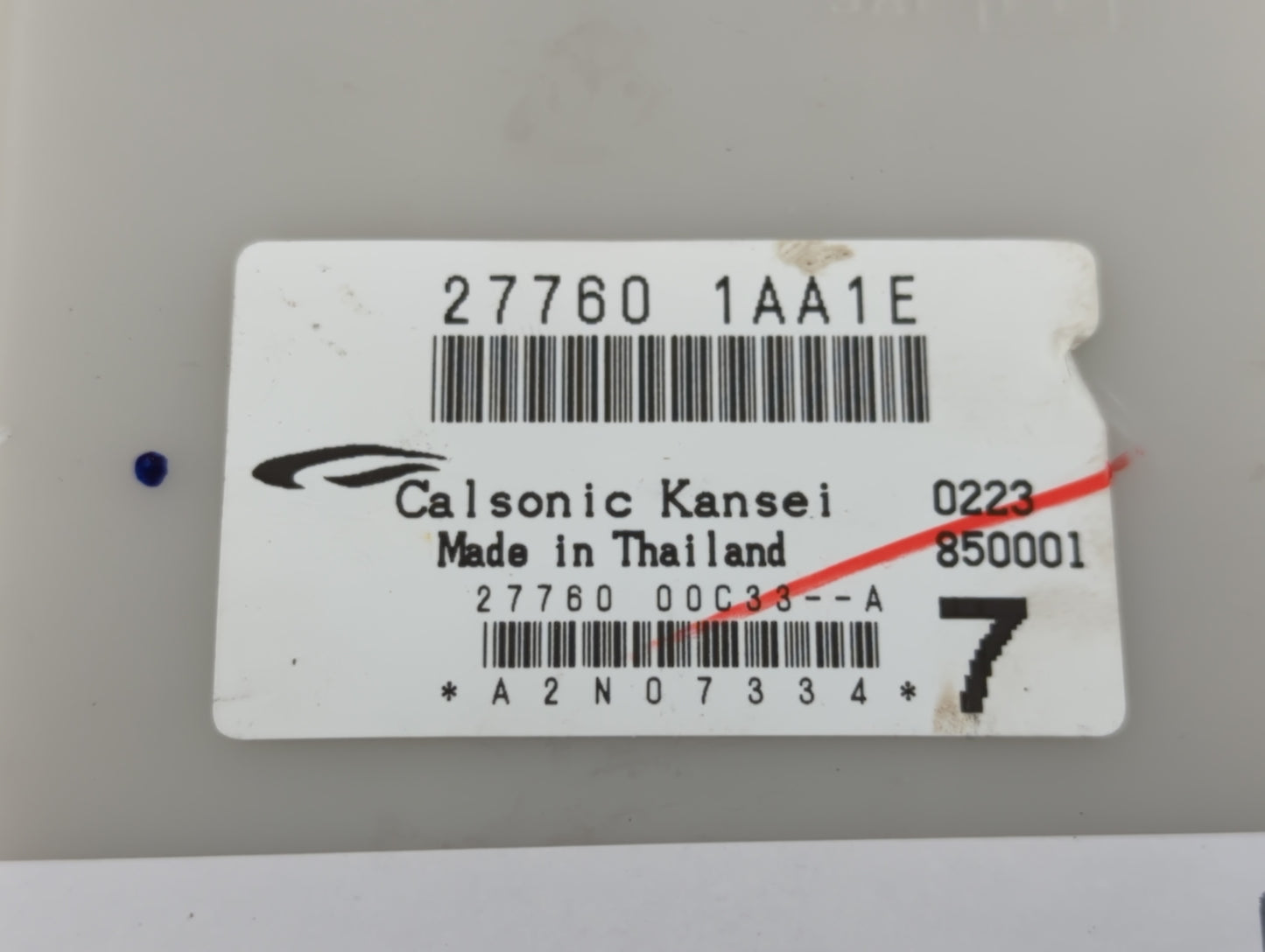 2010-2014 Nissan Murano Temperature Control Module 27760 1aa1e - Oemusedautoparts1.com