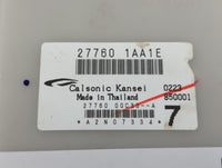2010-2014 Nissan Murano Temperature Control Module 27760 1aa1e - Oemusedautoparts1.com