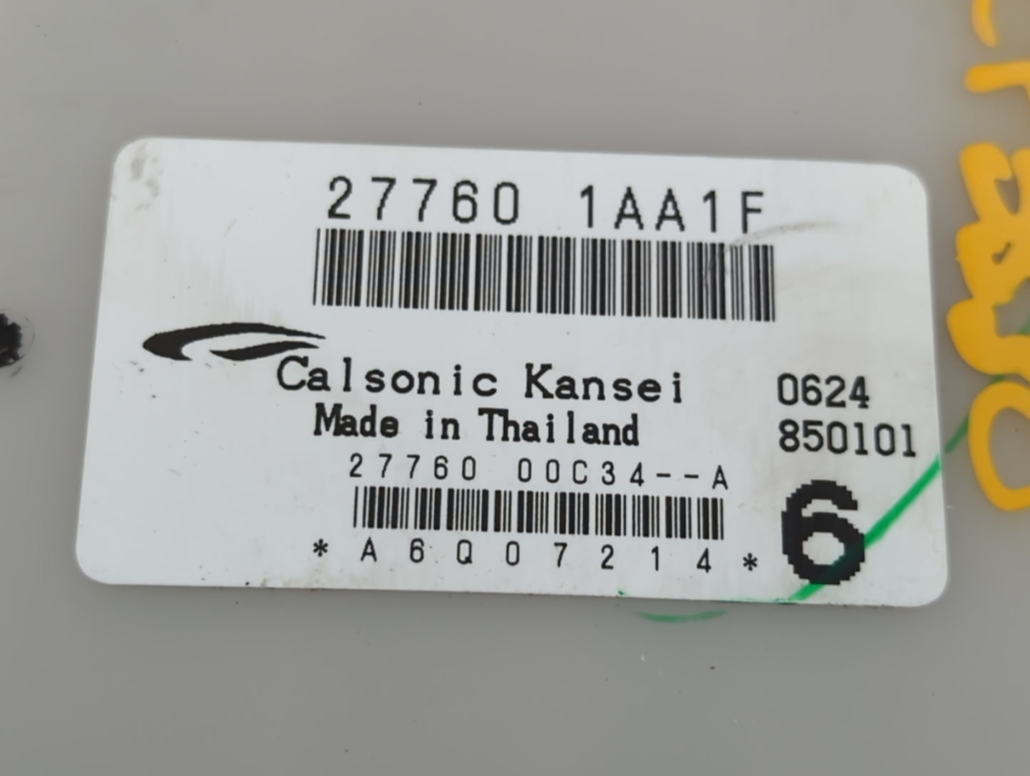 2013-2014 Nissan Murano Temperature Control Module 27760 1aa1f - Oemusedautoparts1.com
