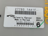 2013-2014 Nissan Murano Temperature Control Module 27760 1aa1f - Oemusedautoparts1.com