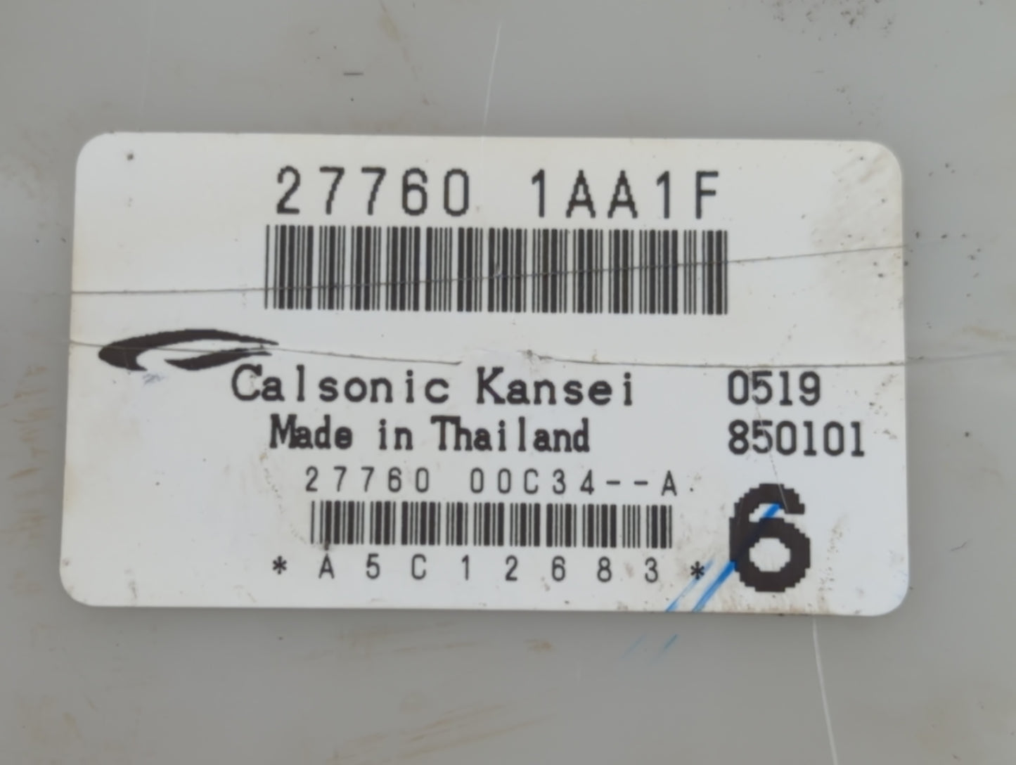 2011-2014 Nissan Murano Temperature Control Module 27760 1aa1f - Oemusedautoparts1.com