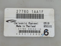 2011-2014 Nissan Murano Temperature Control Module 27760 1aa1f - Oemusedautoparts1.com